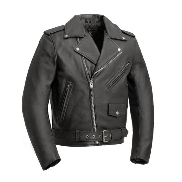 First MFG Other - Superstar Men's Motorcycle Leather Jacket